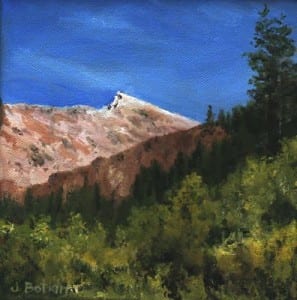 oil painting of sawtooth