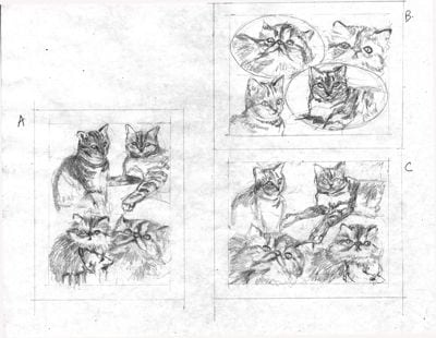 Cats sketch