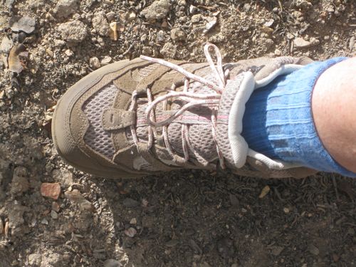 photograph of hiking boot by Jana Botkin