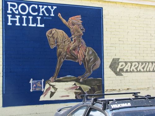 Rocky Hill Antiques mural