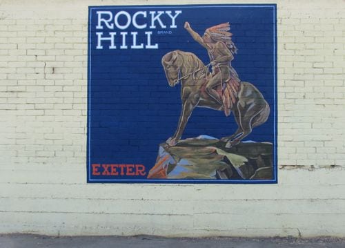 Rocky Hill Antiques mural