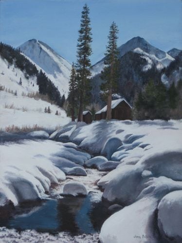 Farewell Gap in snow, 2010