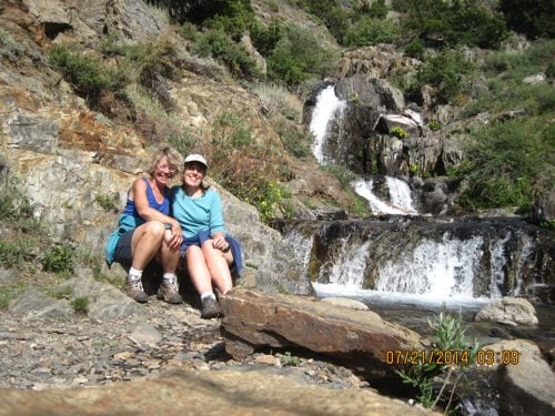 Friends at Franklin Falls