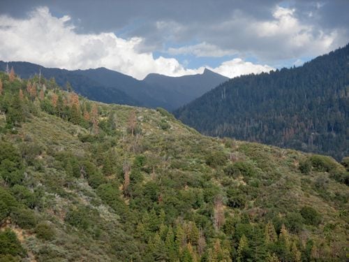 Sawtooth as it appeared on the drive home