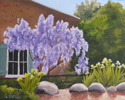 wisteria oil painting by jana botkin