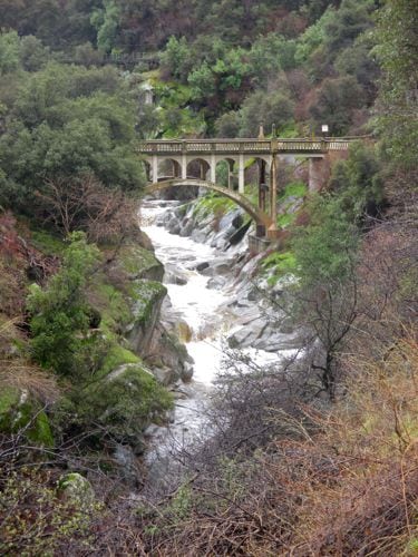 The bridge was the first stop.