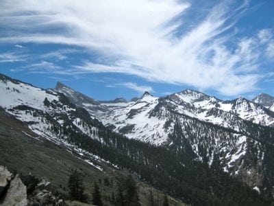 Can you pick out Sawtooth Peak from this angle? 
