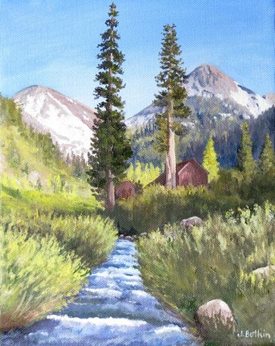 oil painting of Farewell Gap by Jana Botkin