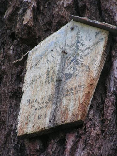 Memorial plaque for Bill Clough