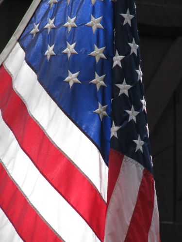 American flag photo by Jana Botkin