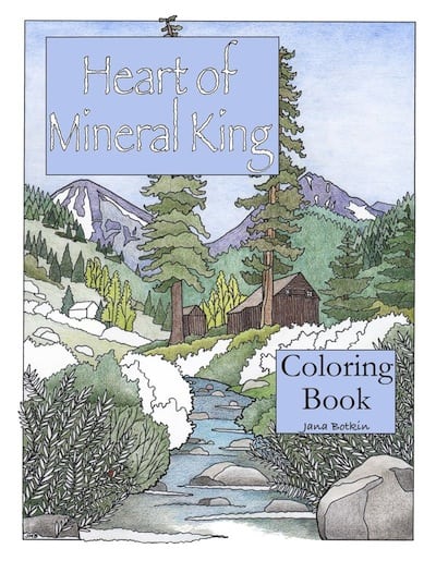 mineral king coloring book